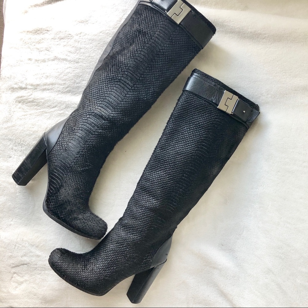 Rachel Zoe Camille black High Heel Tall Boots 7.5